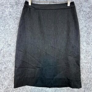 Vintage Regeneration bY Cintas Pencil Skirt Womens 4 Gray Office Capsule Neutral